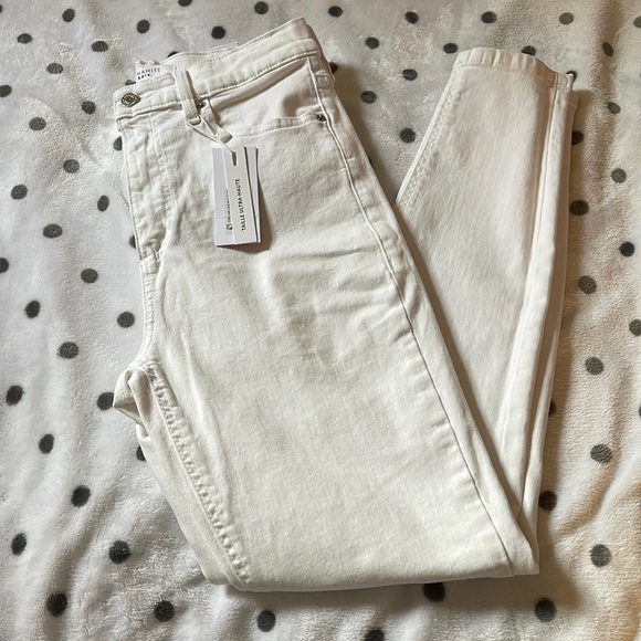 Ultra high rise skinny jeans white - Picture 1 of 4
